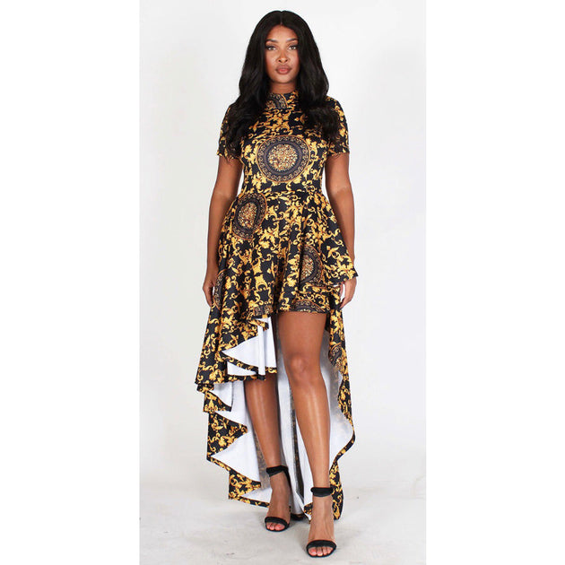 Kitenge high low dresses hotsell